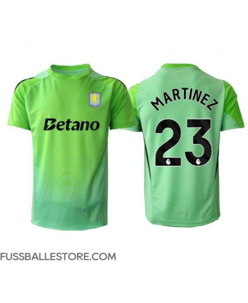 Günstige Aston Villa Emiliano Martinez #23 Torwart Auswärtstrikot 2025-26 Kurzarm Günstige Aston Villa Emiliano Martinez #23 Torwart Auswärtstrikot 2025-26 Kurzarm